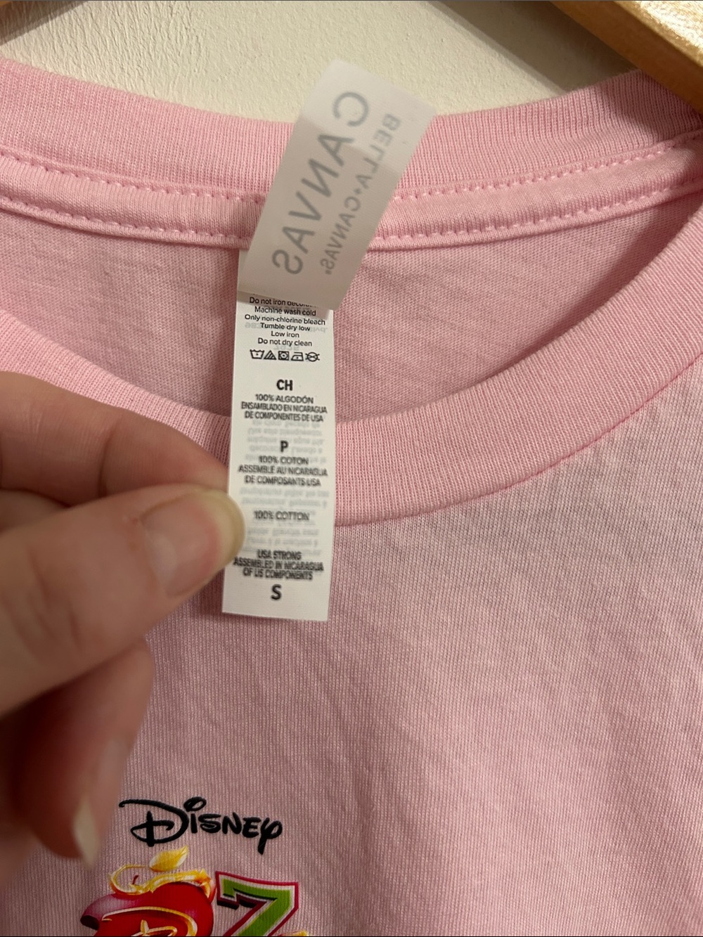 Disney Pink Descendants Zombies "Worlds Collide" Tour Tee Youth S - Picture 4 of 5